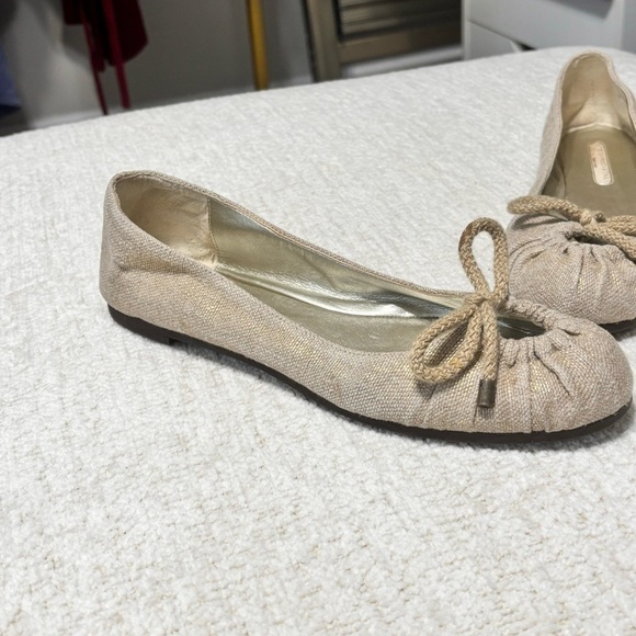 Stella McCartney flats rare linen burlap size 38 -7 - Picture 5 of 10